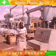 Usine en plastique de pyrolyse de recyclage de rebut de déchets de maison à l&#39;huile faisant l&#39;électricité